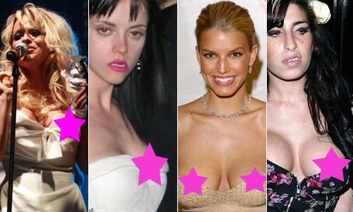 Celebrity Nipple Slips